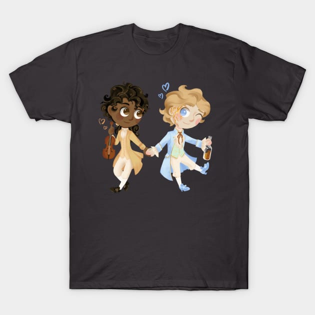 Tiny Monty and Percy T-Shirt by HeIene